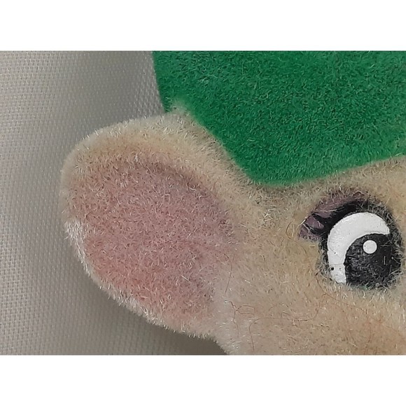 Vintage Disney Bernard & Miss Bianca Flocked Christmas Tree Ornaments Rescuers - Picture 6 of 11